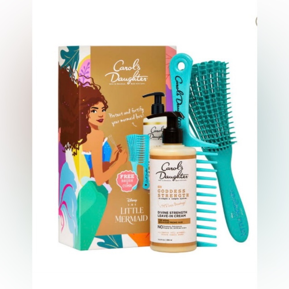 Disney's The Little Mermaid X Carols Daughter Leave In Cream Gift Set